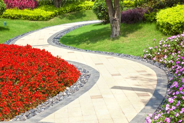 Garden Walkway Installation in Saint Petersburg
