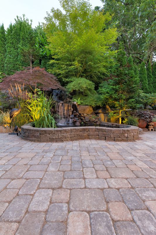 Paver Patio with Garden Features
